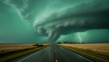 Beautiful Sky and Clouds in Natural Environment