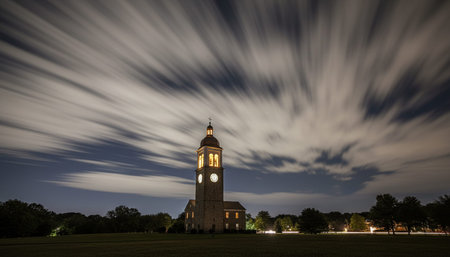 Beautiful Sky and Clouds in Natural Environmentの写真素材