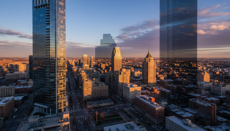 Beautiful Sky and Clouds in Natural Environmentの写真素材