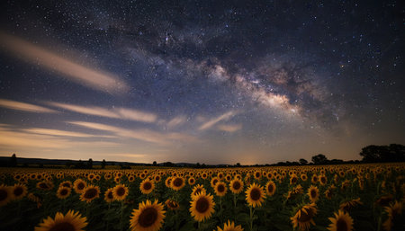 Beautiful Sky and Clouds in Natural Environmentの写真素材