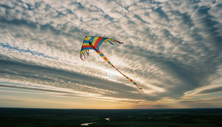 Beautiful Sky and Clouds in Natural Environment