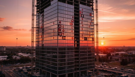 Beautiful Sky and Clouds in Natural Environmentの写真素材