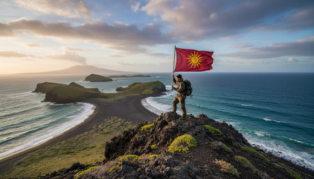 Beautiful Sky and Clouds in Natural Environmentの写真素材