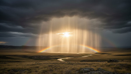Beautiful Sky and Clouds in Natural Environment