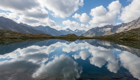 Beautiful Sky and Clouds in Natural Environment