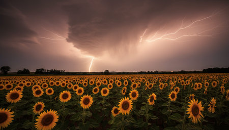 Beautiful Sky and Clouds in Natural Environment