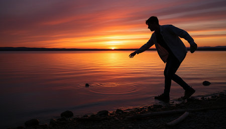 Serene River and Lake Landscape Photography