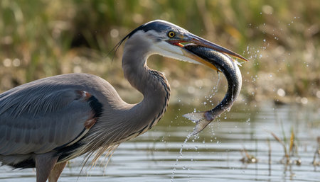 Serene River and Lake Landscape Photographyの写真素材