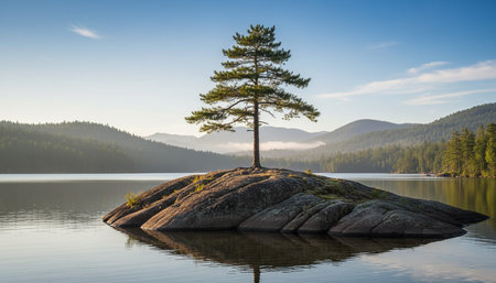Serene River and Lake Landscape Photography