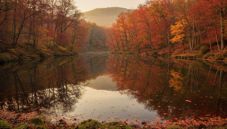 Serene River and Lake Landscape Photography