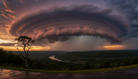 Beautiful Sky and Clouds in Natural Environment