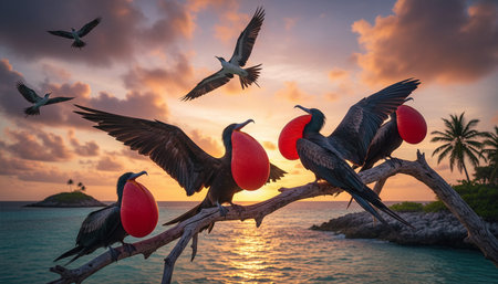 Beautiful Sea and Ocean Landscape in Natural Environment