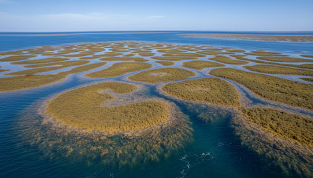 Beautiful Sea and Ocean Landscape in Natural Environment