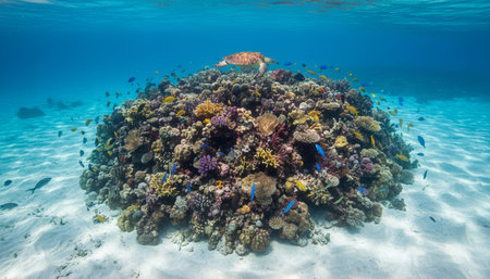 Beautiful Sea and Ocean Landscape in Natural Environment