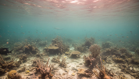 Beautiful Sea and Ocean Landscape in Natural Environment