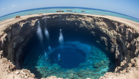 Beautiful Sea and Ocean Landscape in Natural Environment