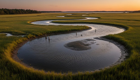 Beautiful Sea and Ocean Landscape in Natural Environment