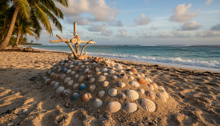 Beautiful Sea and Ocean Landscape in Natural Environment