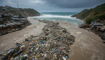 Beautiful Sea and Ocean Landscape in Natural Environment