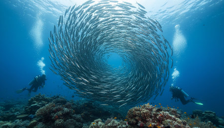 Beautiful Sea and Ocean Landscape in Natural Environment