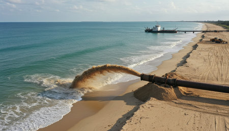 Beautiful Sea and Ocean Landscape in Natural Environment