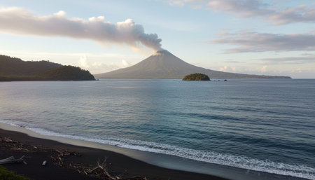 Beautiful Sea and Ocean Landscape in Natural Environment