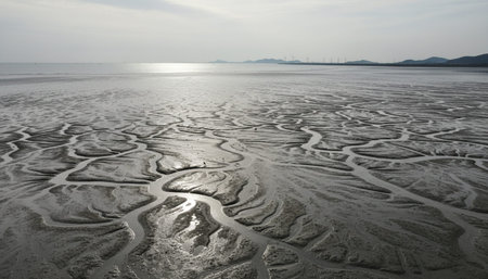 Beautiful Sea and Ocean Landscape in Natural Environment