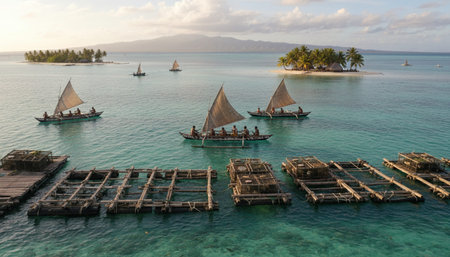 Beautiful Sea and Ocean Landscape in Natural Environment