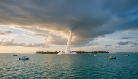 Beautiful Sea and Ocean Landscape in Natural Environment