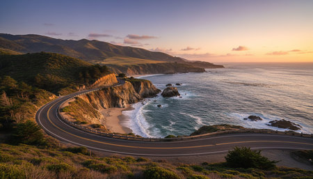 Beautiful Sea and Ocean Landscape in Natural Environment