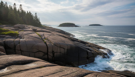 Beautiful Sea and Ocean Landscape in Natural Environment