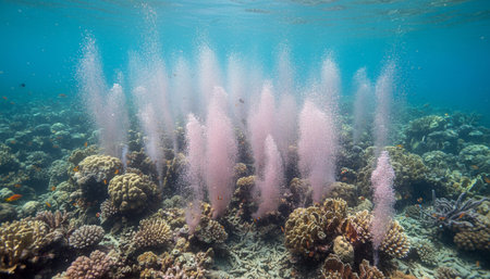 Beautiful Sea and Ocean Landscape in Natural Environment