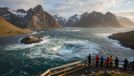 Beautiful Sea and Ocean Landscape in Natural Environment