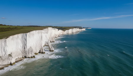 Beautiful Sea and Ocean Landscape in Natural Environment