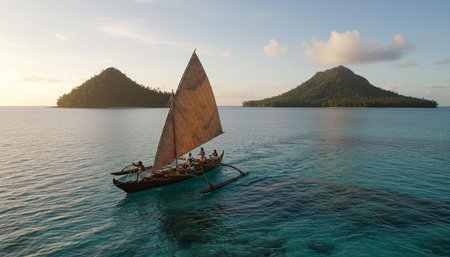 Beautiful Sea and Ocean Landscape in Natural Environment