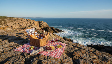 Beautiful Sea and Ocean Landscape in Natural Environment