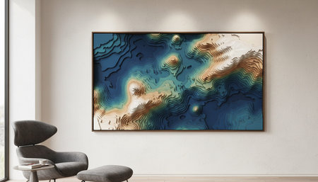 Beautiful Sea and Ocean Landscape in Natural Environment