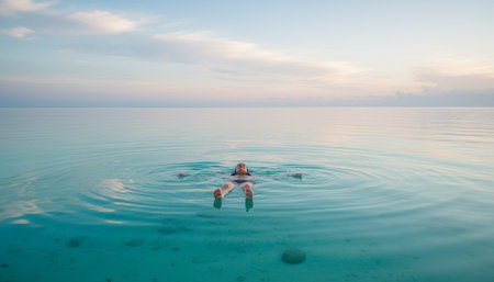 Beautiful Sea and Ocean Landscape in Natural Environment