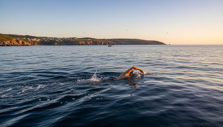 Beautiful Sea and Ocean Landscape in Natural Environment