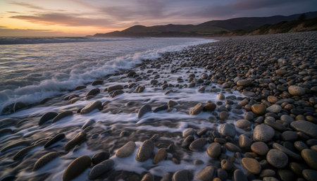 Beautiful Sea and Ocean Landscape in Natural Environment