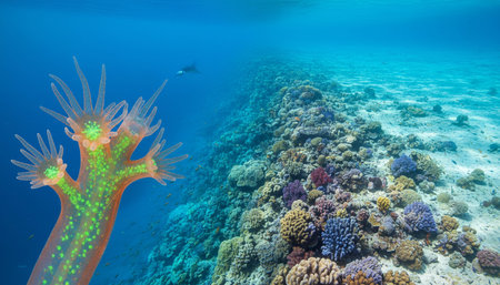 Beautiful Sea and Ocean Landscape in Natural Environment