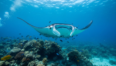 Beautiful Sea and Ocean Landscape in Natural Environment