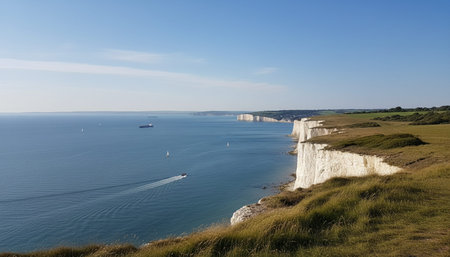 Beautiful Sea and Ocean Landscape in Natural Environment