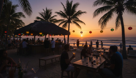 Beautiful Sea and Ocean Landscape in Natural Environmentの写真素材