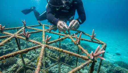 Beautiful Sea and Ocean Landscape in Natural Environmentの写真素材