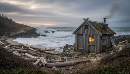 Beautiful Sea and Ocean Landscape in Natural Environment