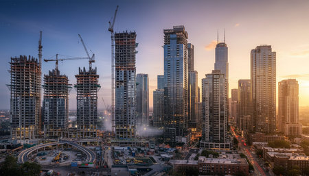 Beautiful Sky and Clouds in Natural Environmentの写真素材