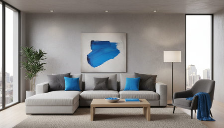 Living Room Interior Home Decor Background