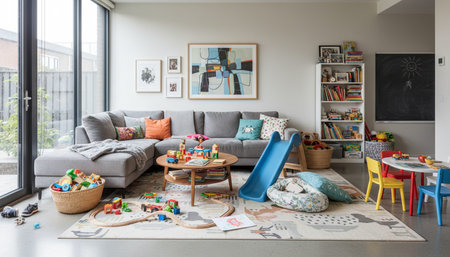 Living Room Interior Home Decor Background