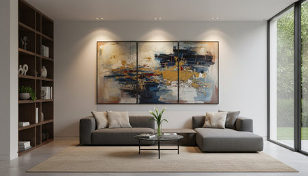 Living Room Interior Home Decor Background